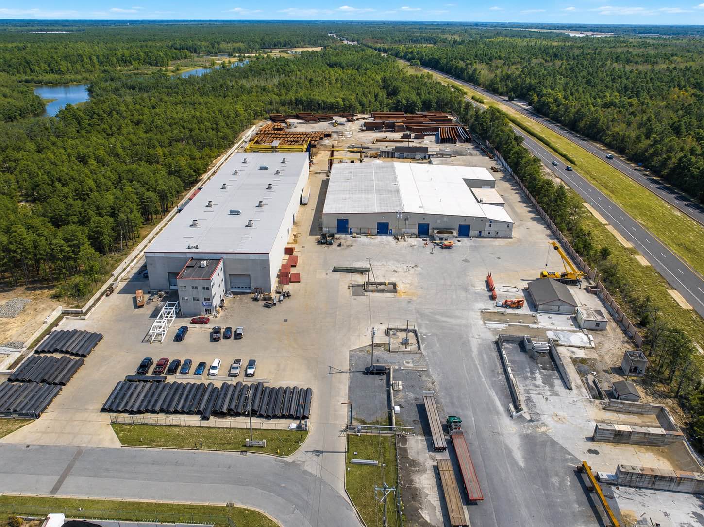 Aerial view of Regal Industrial's Millville facility